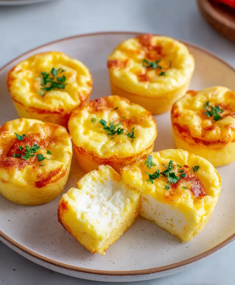 Creamy Cottage Cheese Egg Bites-Easy Recipe