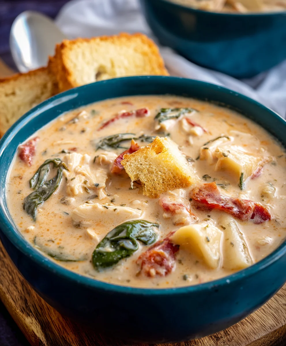 Creamy Tuscan Chicken Soup-Marry Me Recipe