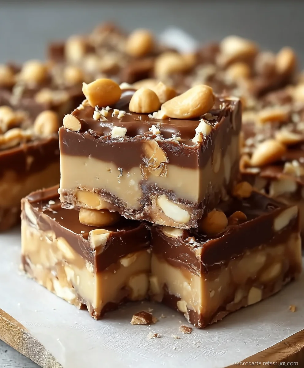 Easy Snickers Fudge Recipe- Decadent Chocolate Treat