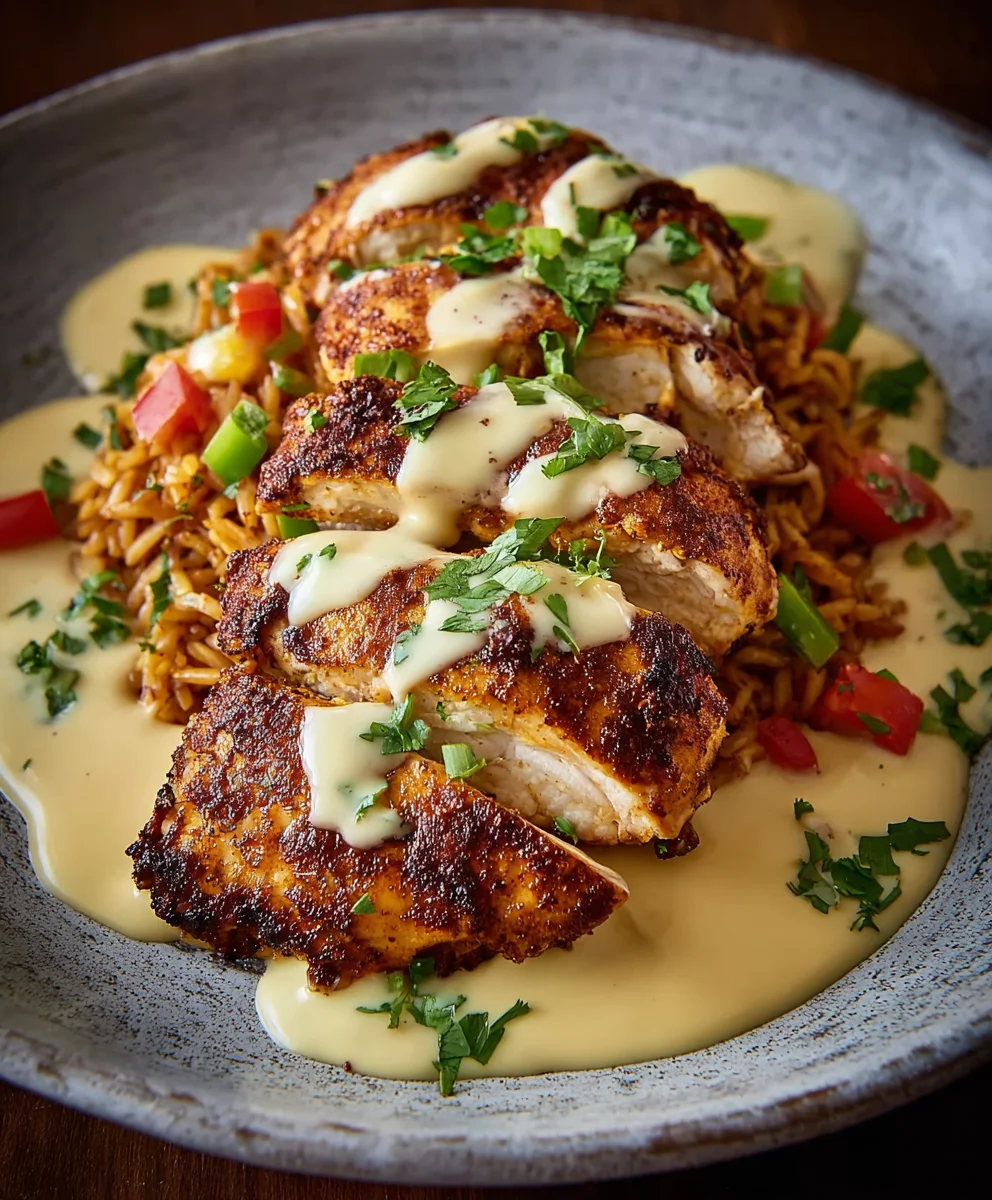 Spicy Mexican Chicken Cheese Sauce Recipe