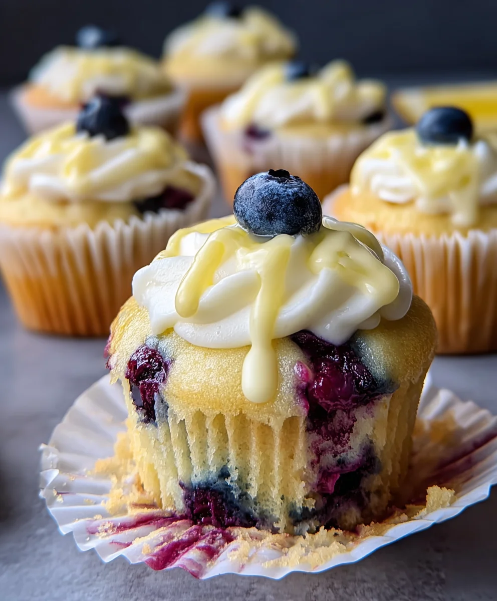 Lemon Berry Cupcakes - Bright Summer Treat