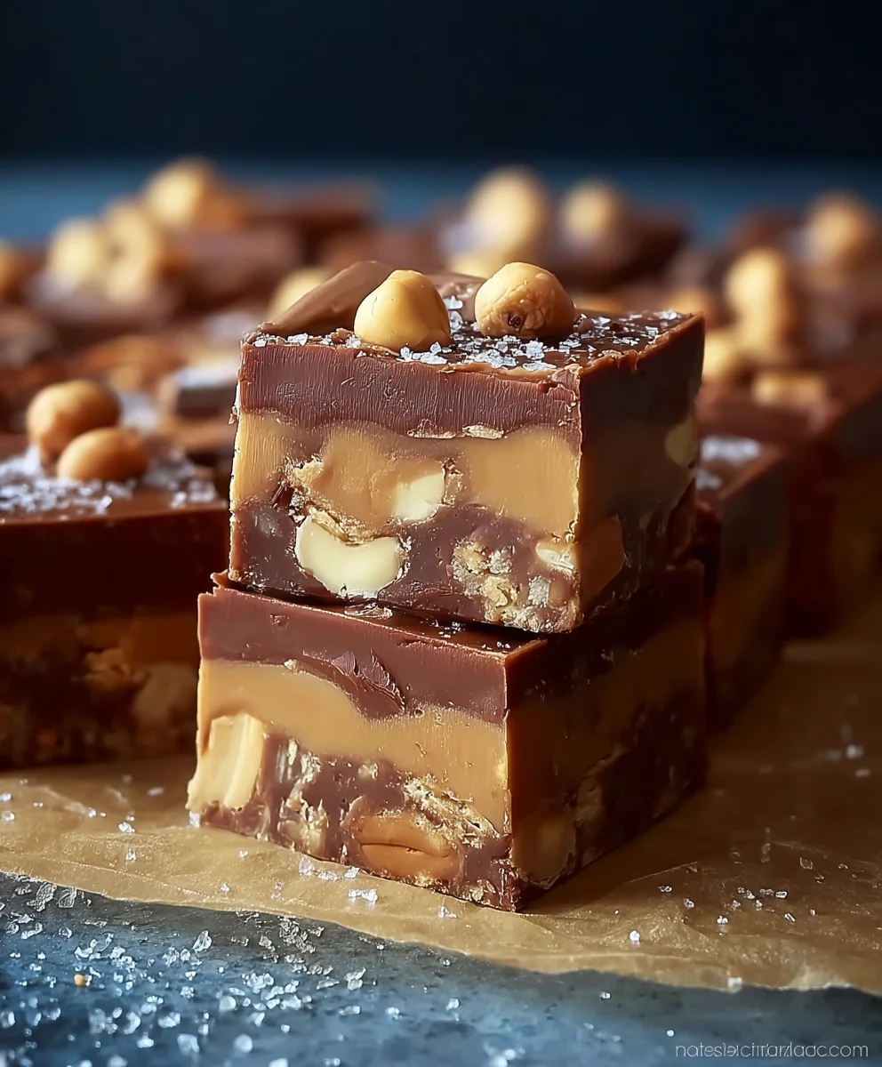 Easy Snickers Fudge Recipe- Decadent Chocolate Treat