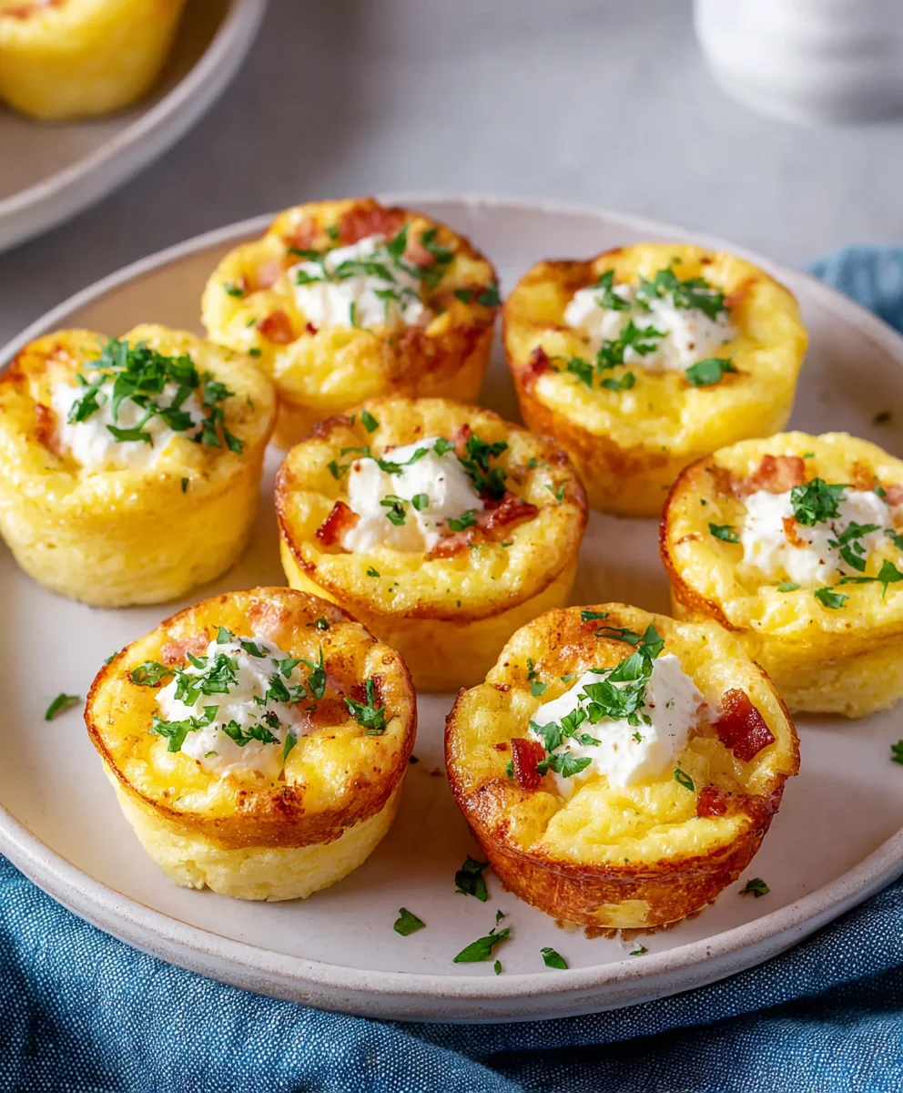 Creamy Cottage Cheese Egg Bites-Easy Recipe