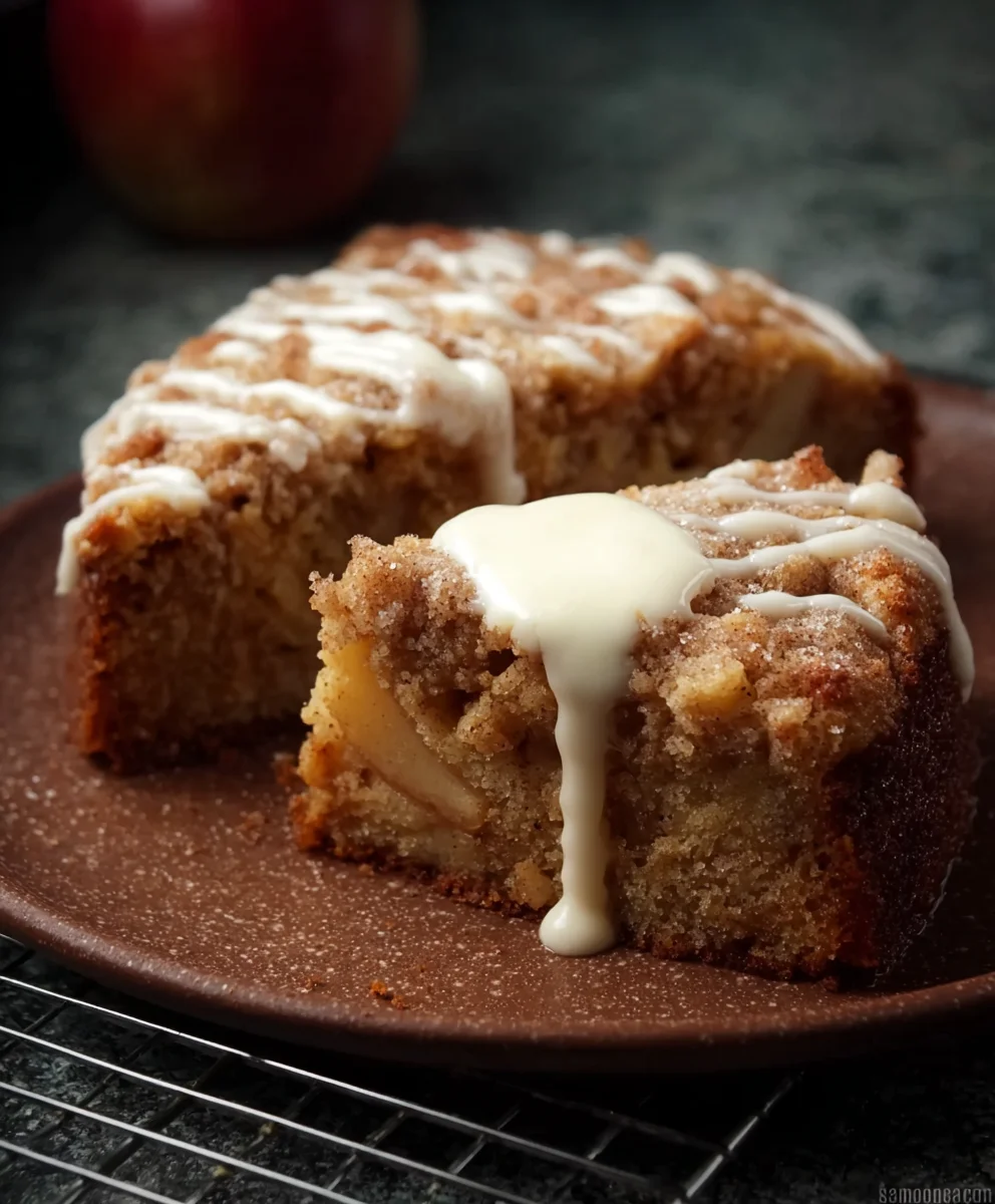 Apple Crum extractble Cake-Easy Delicious Recipe