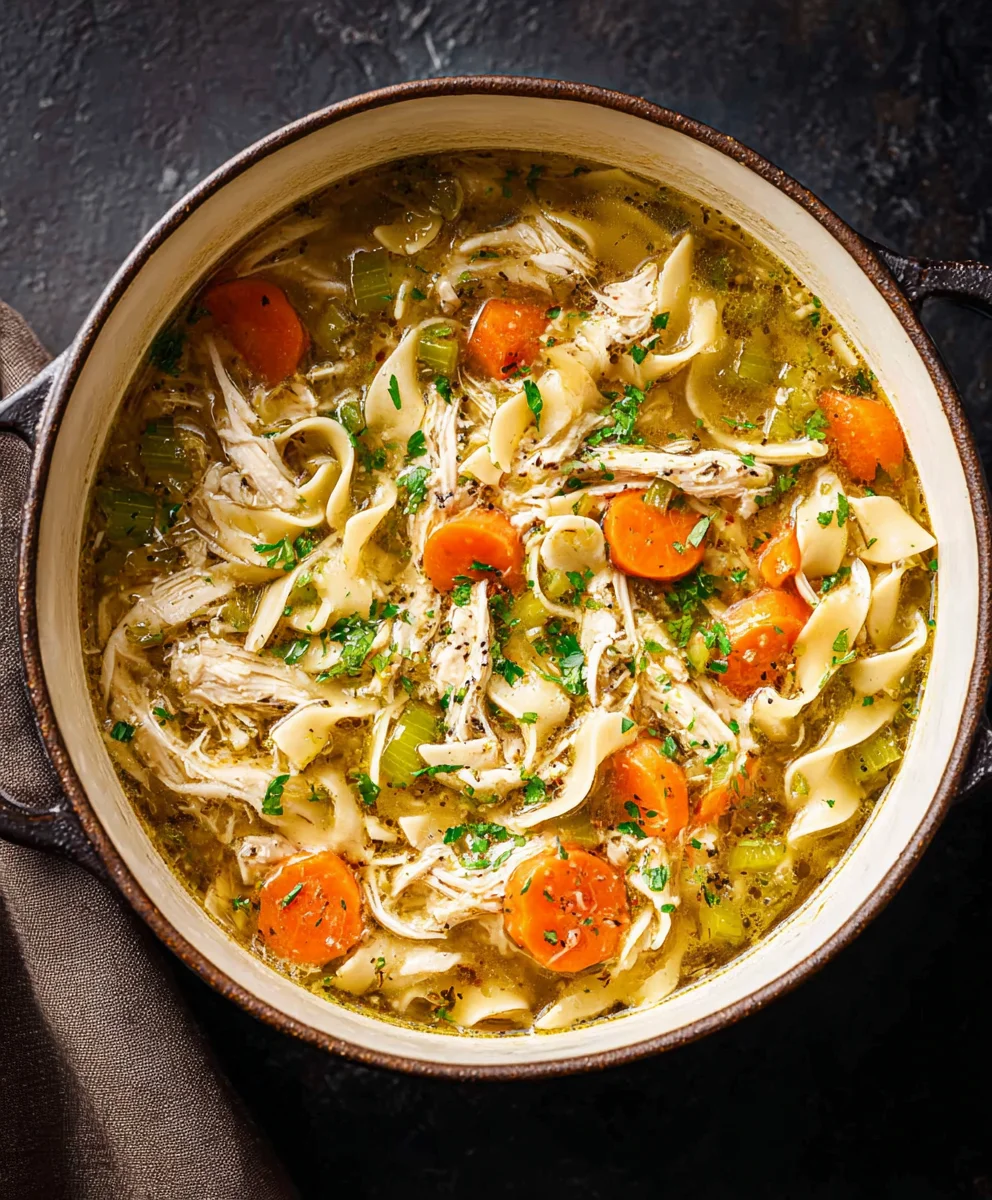 Easy Homemade Chicken Noodle Soup Recipe
