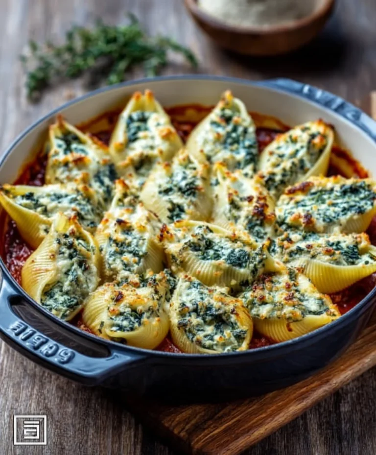 Spinach Ricotta Stuffed Shells – Easy Dinner Recipe