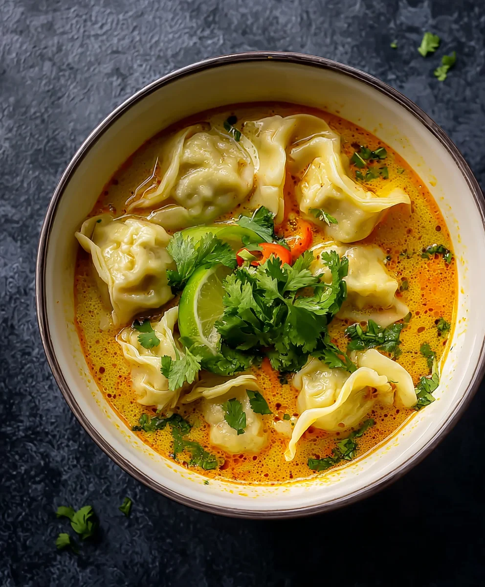 Delicious Beef Curry Dumpling Soup - Easy Recipe