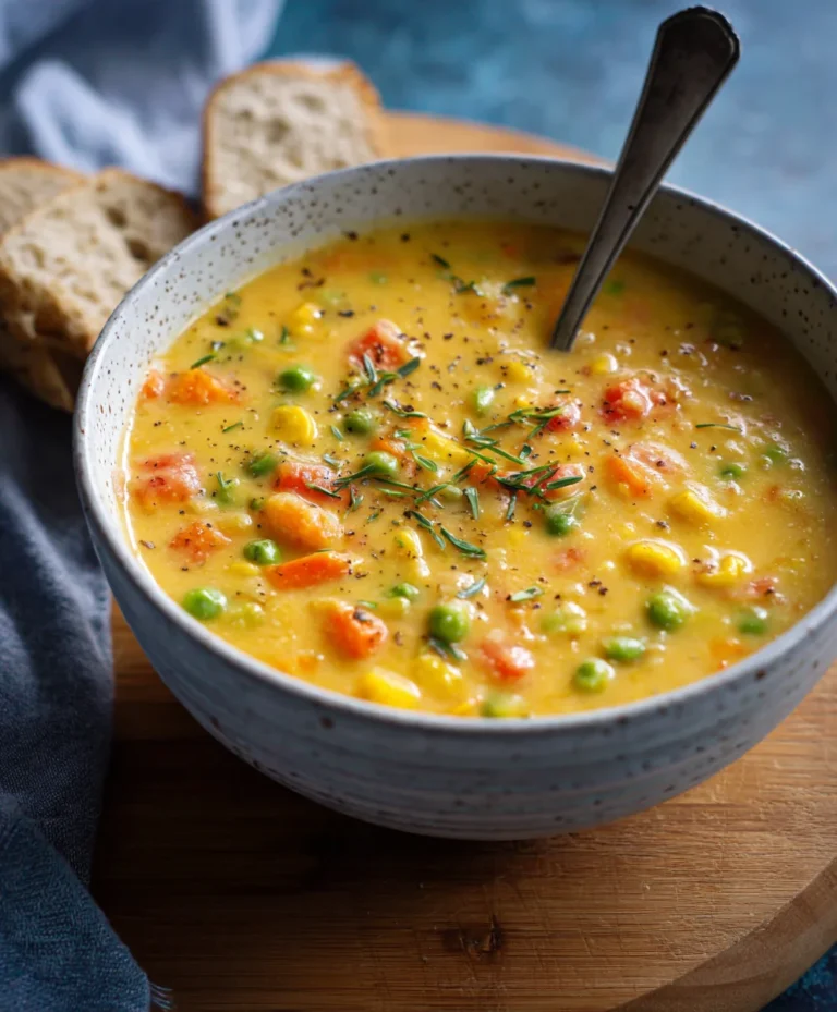 Easy One-Pot Creamy Vegetable Soup Recipe