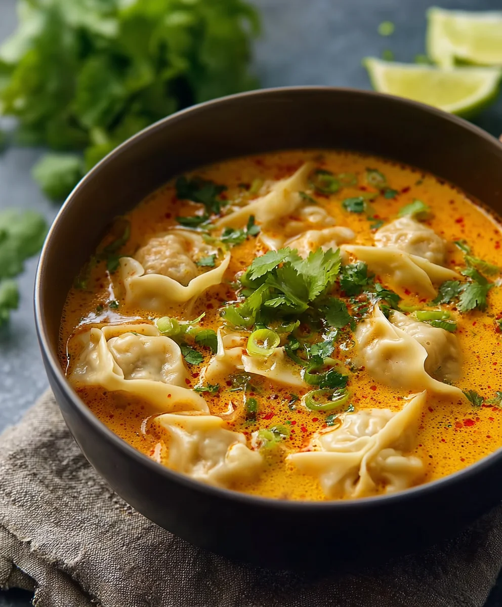 Delicious Beef Curry Dumpling Soup - Easy Recipe