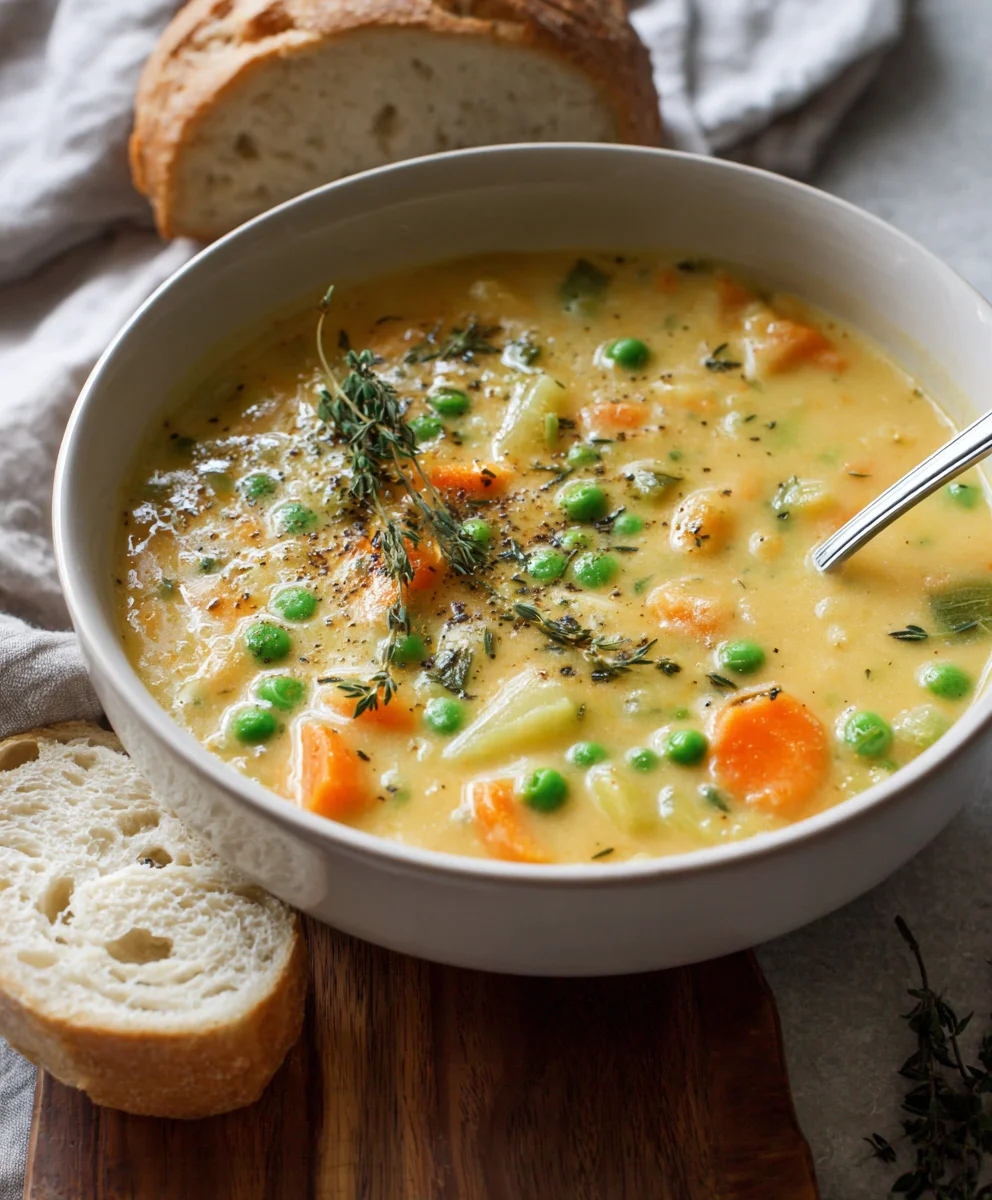 Easy One-Pot Creamy Vegetable Soup Recipe