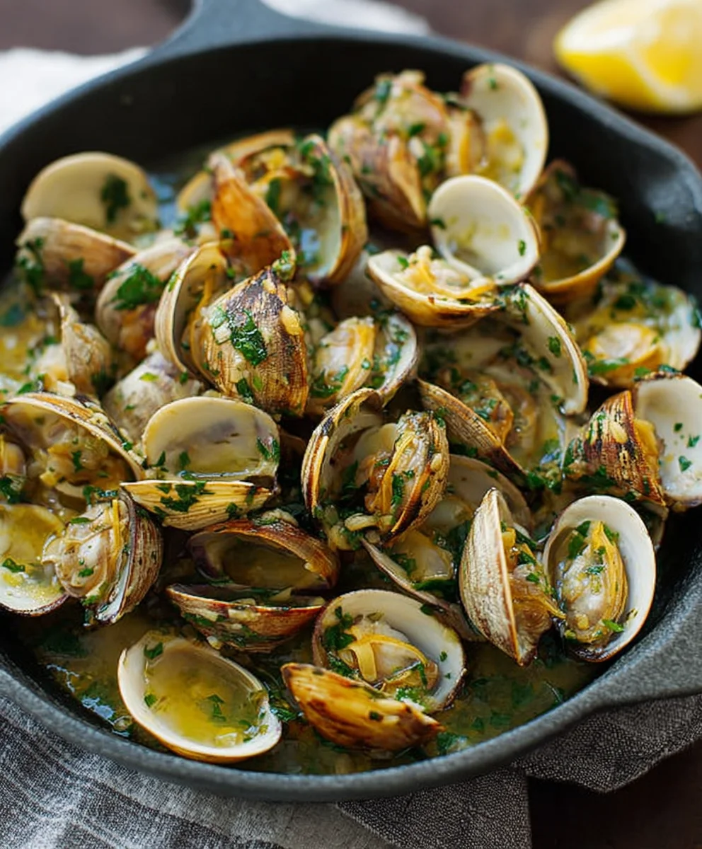 Garlic Butter Clams - Easy & Delicious Seafood Recipe