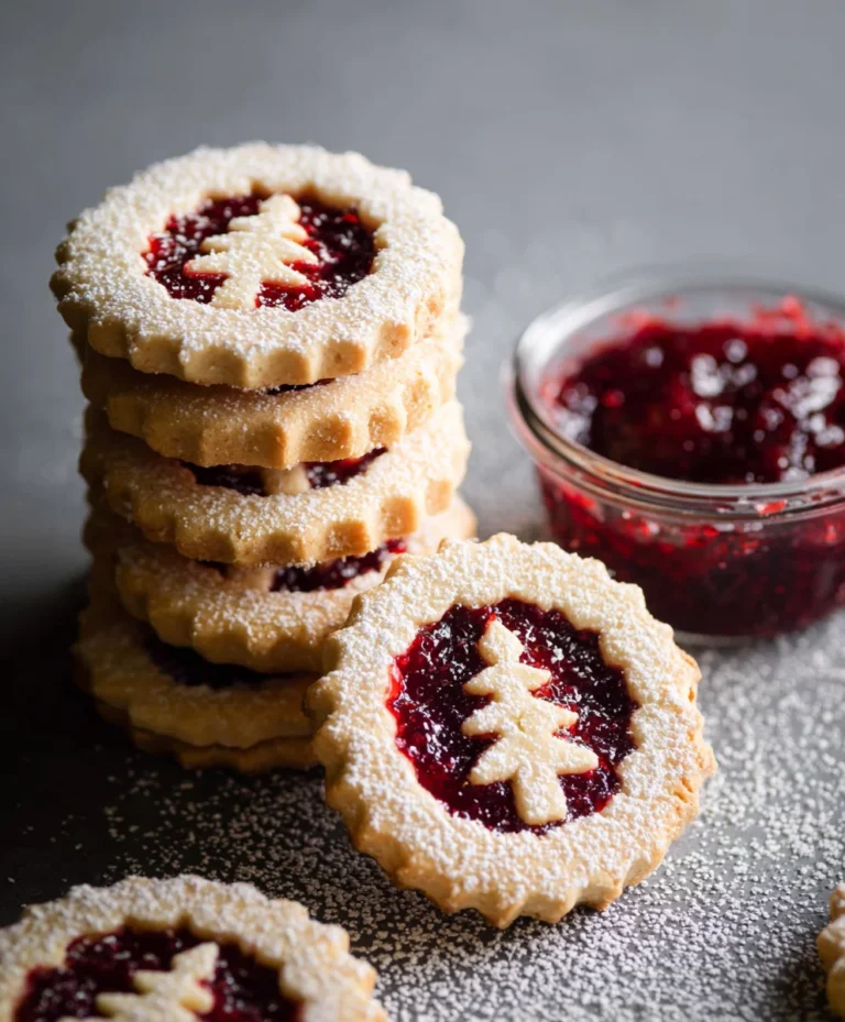 Raspberry Linzer Cookies-Sweet Tart & Delicious Homemade Recipe