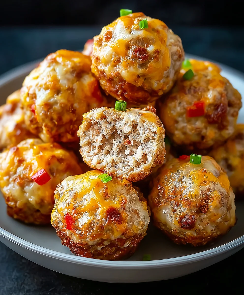 Beef Sausage Cheese Rotel Balls-Easy Appetizer