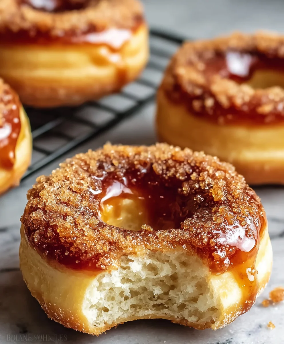 Baked Creme Brulee Donuts-Decadent Sweet Treat