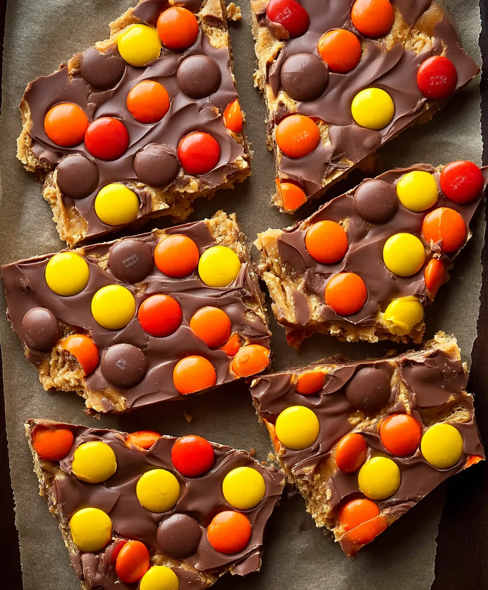 Reese's Pieces Peanut Butter Bark Recipe Easy Treat