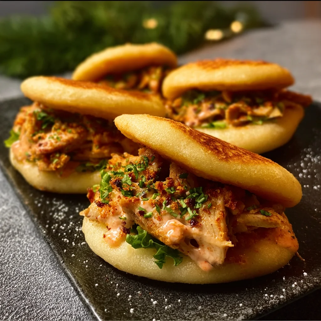 Cheesy Dynamite Chicken Buns-Spicy Creamy Delight