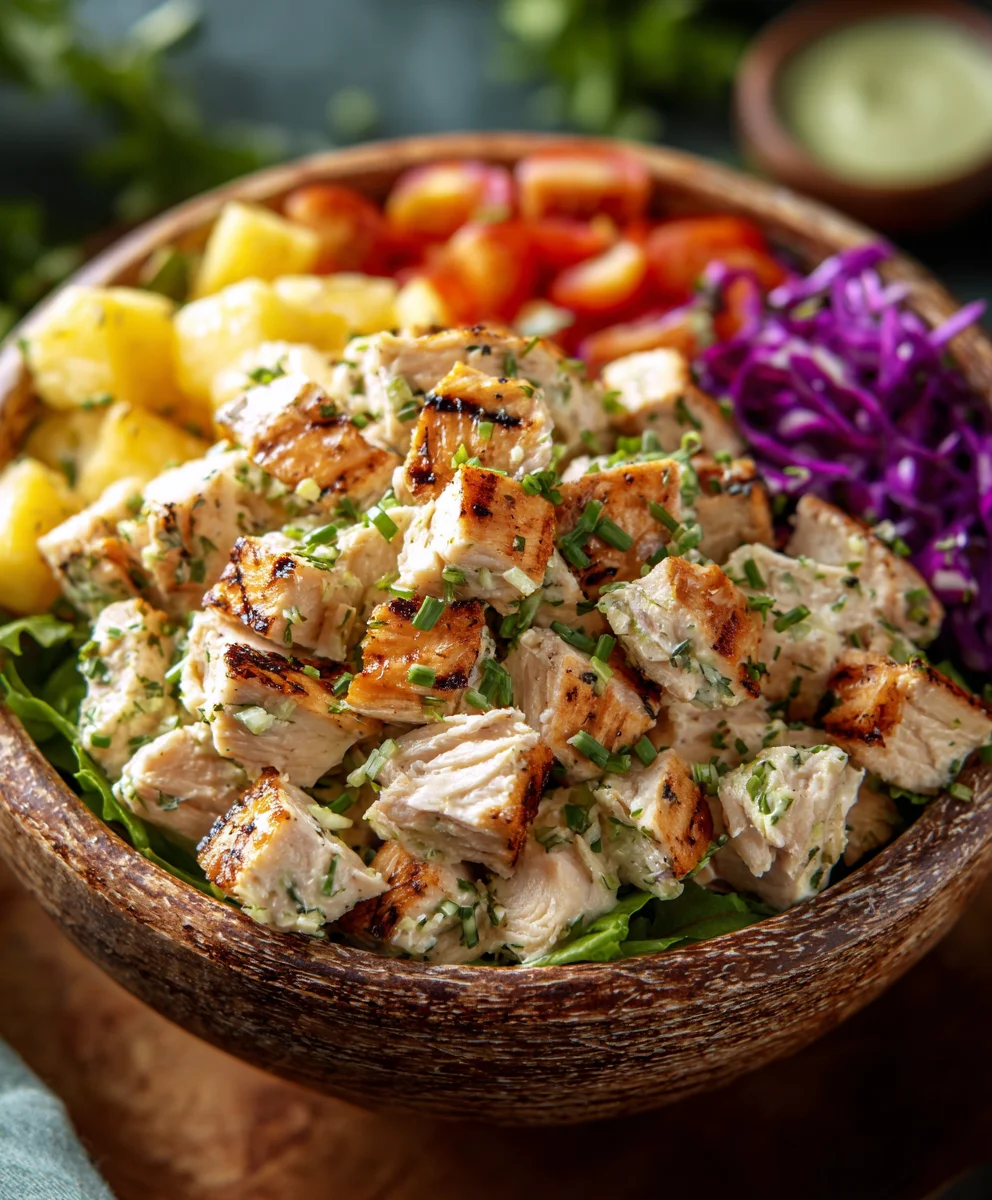 Hawaiian Chicken Salad - Gluten-Free Whole Health