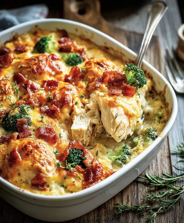 Easy Low-Carb Chicken Casserole – Quick Dinner