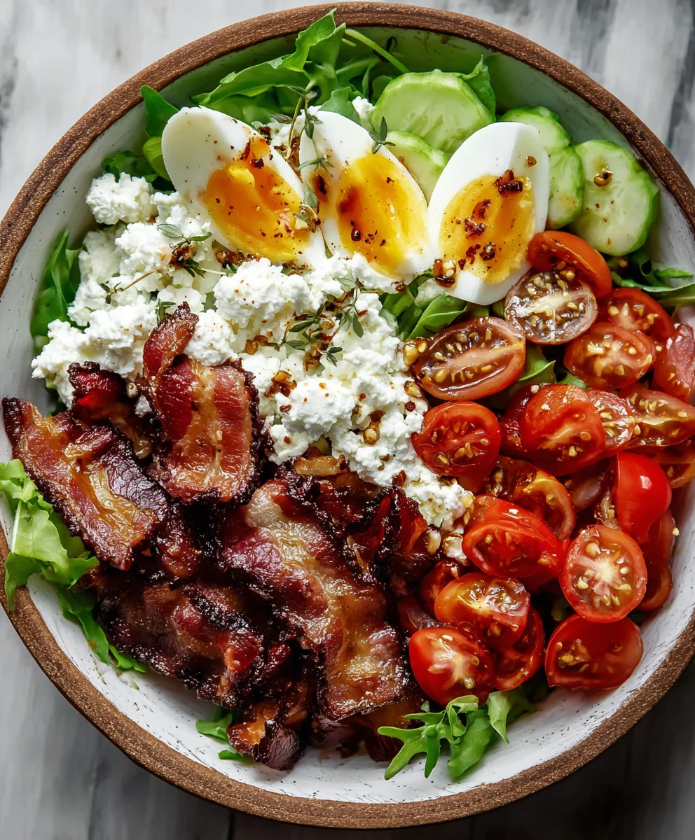 BLT Cottage Cheese Bowl- Low Carb Delicious