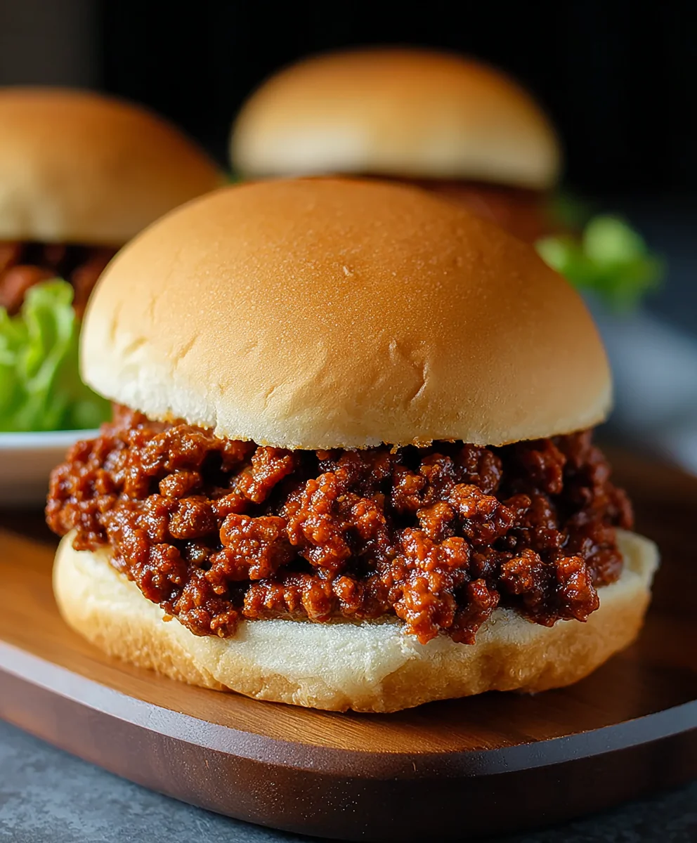 Easy Homemade Sloppy Joe Sandwiches-Quick & Delicious