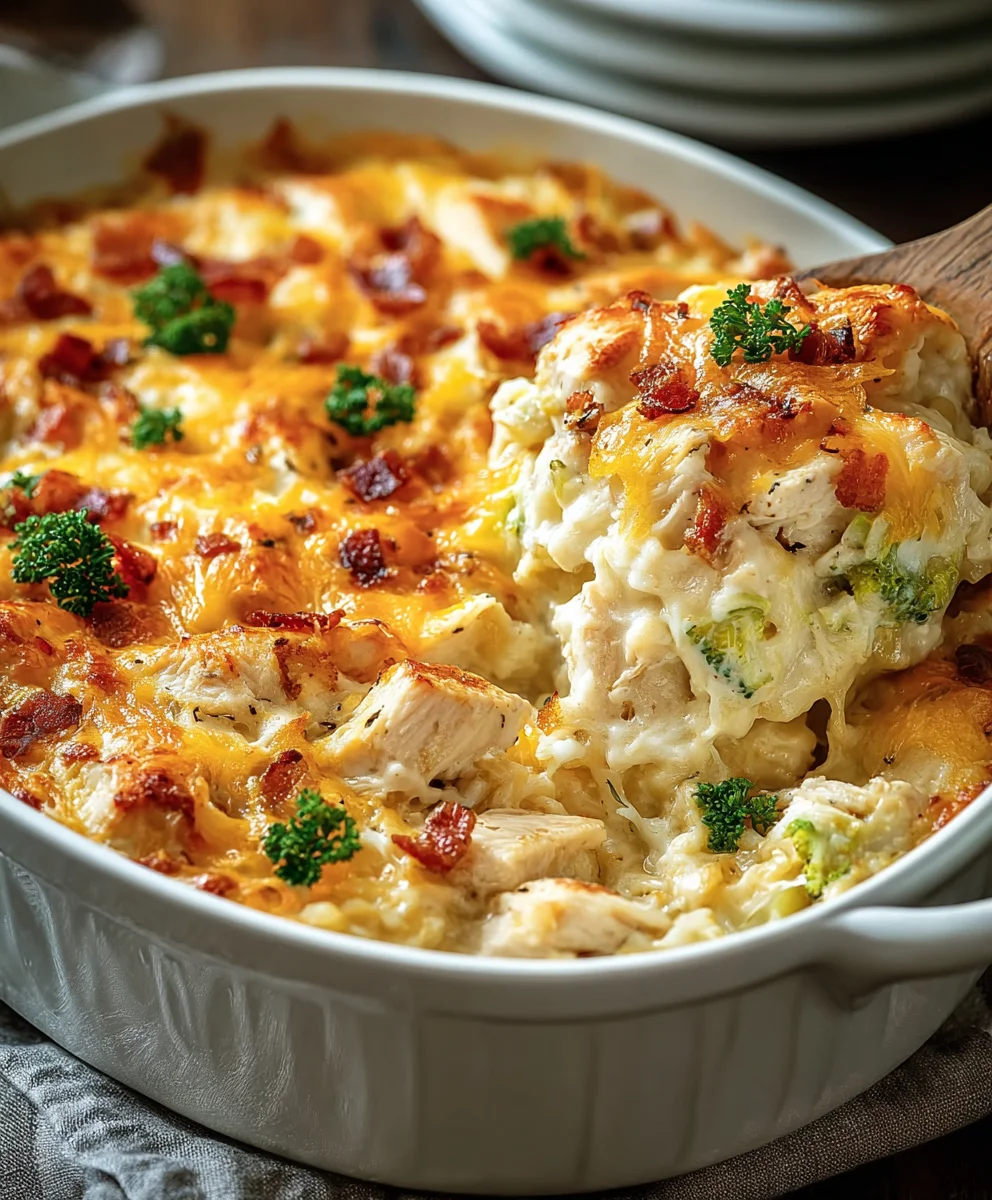 Easy Low-Carb Chicken Casserole - Quick Dinner