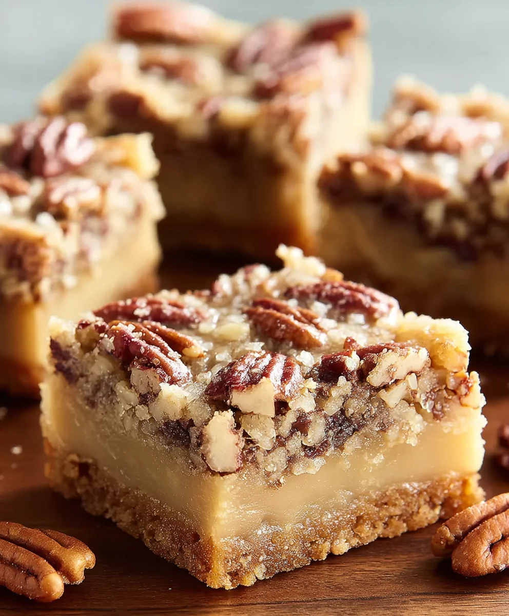 Carolina Pecan Bars - Easy Sweet Dessert Recipe