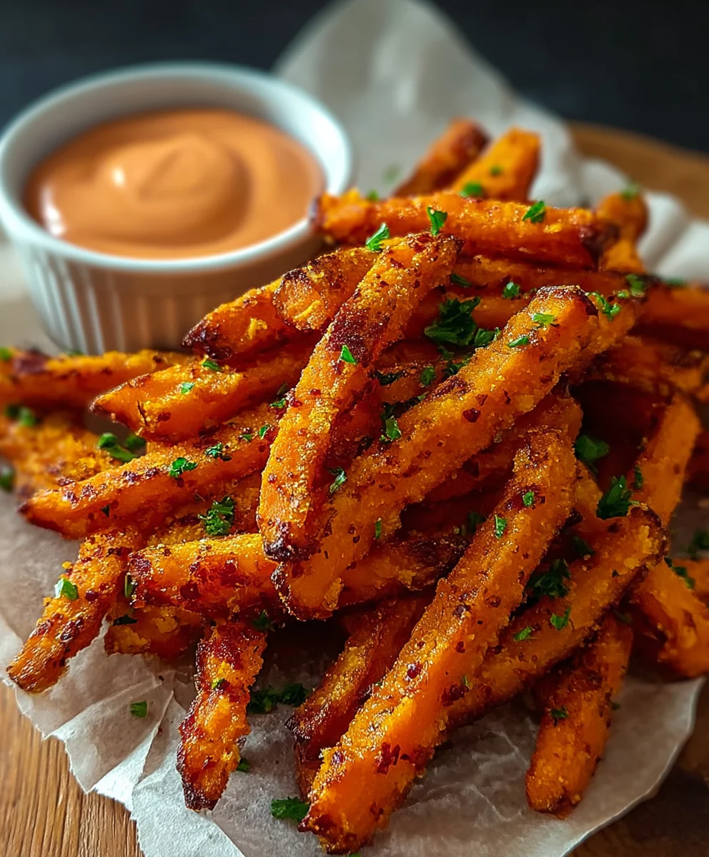 Crispy Oven Baked Sweet Potato Fries- Easy Recipe