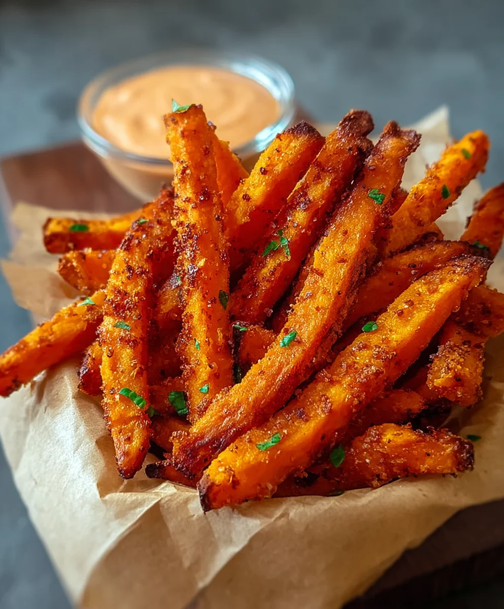 Crispy Oven Baked Sweet Potato Fries- Easy Recipe