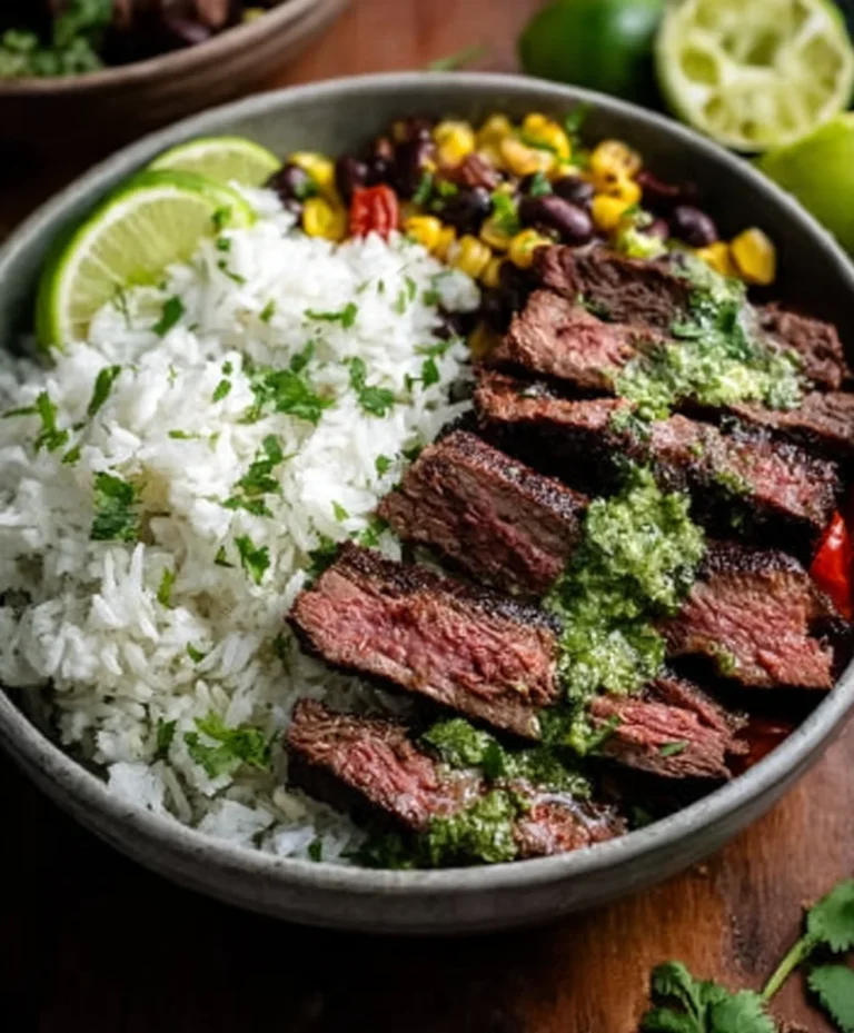 Cilantro Lime Beef Steak Bowls – Easy & Flavorful