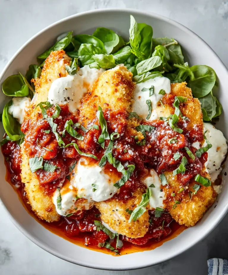 Easy Chicken Parm Cottage Cheese Bowl Recipe