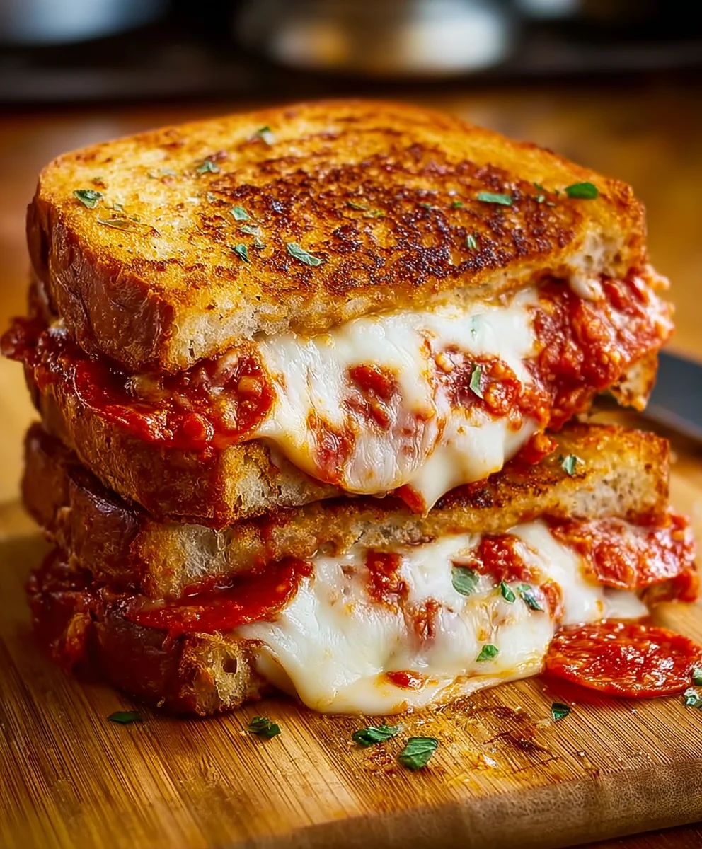 Quick Pizza Grilled Cheese-Easy & Delicious Recipe