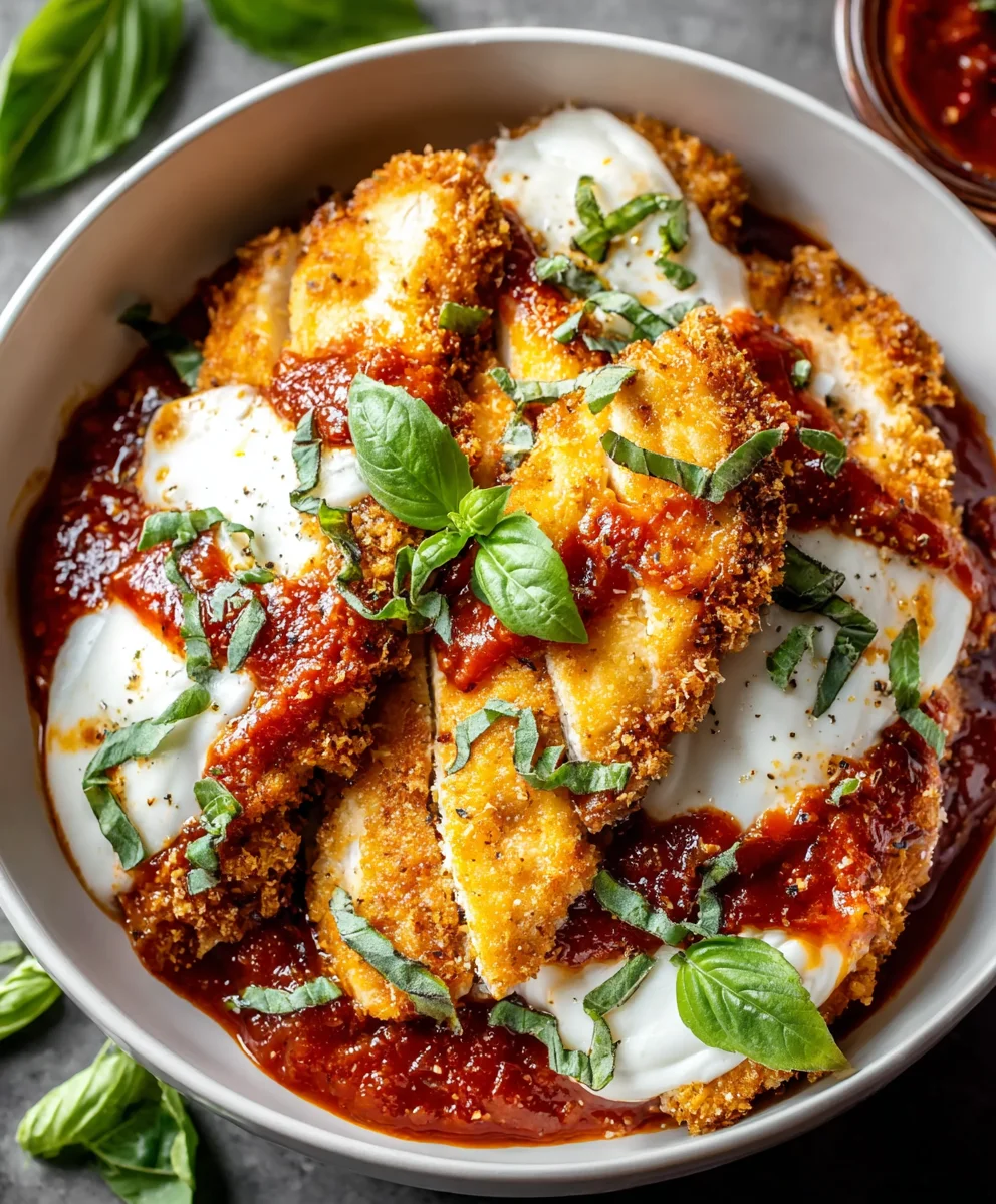 Easy Chicken Parm Cottage Cheese Bowl Recipe