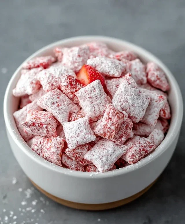 Strawberry Shortcake Puppy Chow