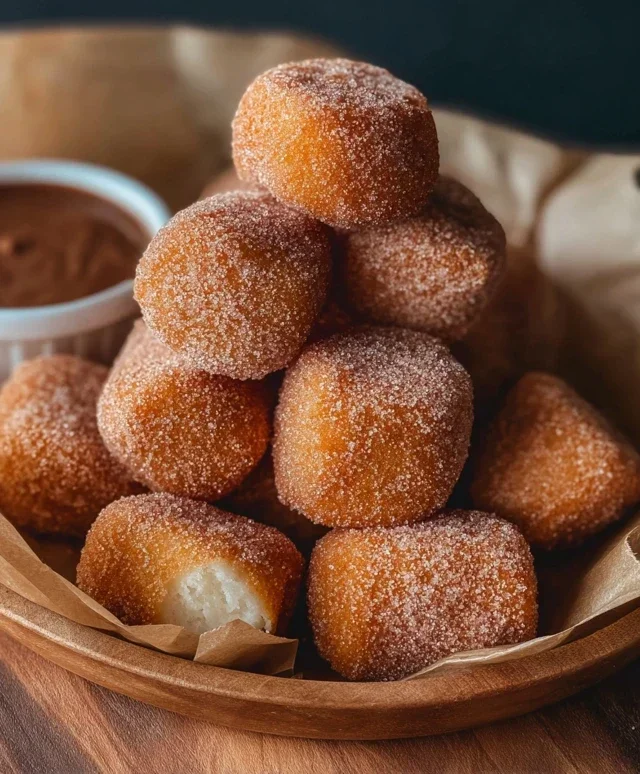 Sweet Air Fryer Churro Bites Recipe