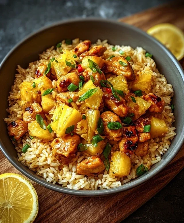 Pineapple Chicken and Rice