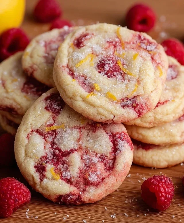Lemon Raspberry Cookies