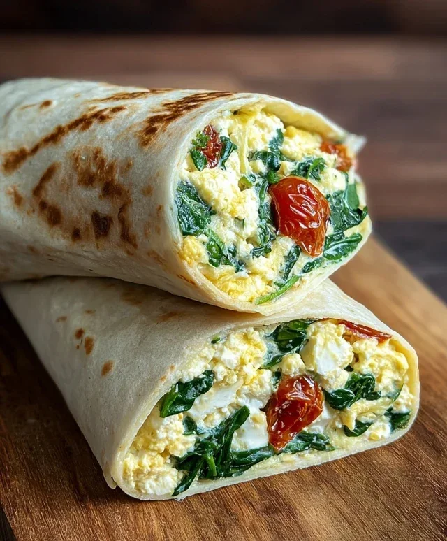 Copycat Starbucks Spinach, Egg White and Feta Wrap