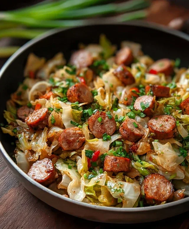 Easy Sausage and Cabbage Stir Fry