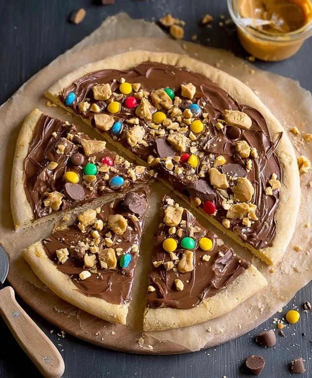 Chocolate Peanut Butter Pizza