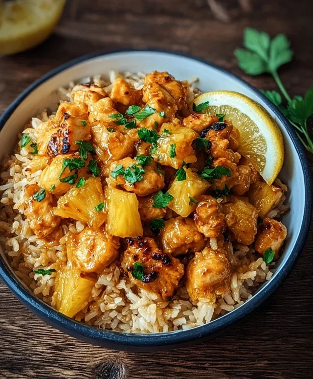 Pineapple Chicken and Rice