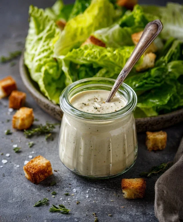 Homemade Caesar Salad Dressing