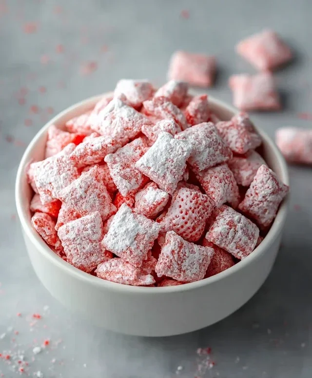 Strawberry Shortcake Puppy Chow